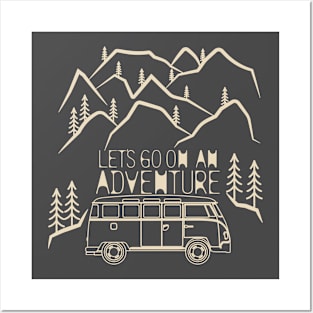 Let's go on adventure. Posters and Art